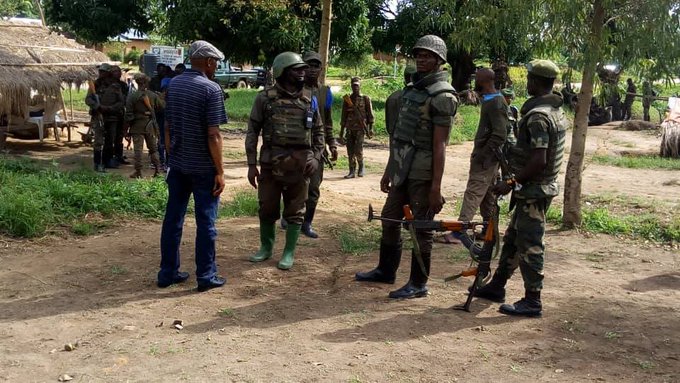 FARDC-Rutshuru Militaires FARDC à Rutshuru