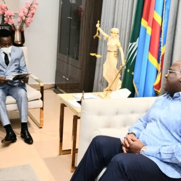 Mboso Nkodia et Félix Tshisekedi