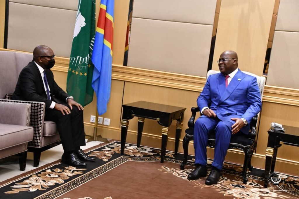 Sama Lukonde et Félix Tshisekedi