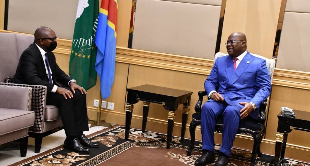 Sama Lukonde et Félix Tshisekedi