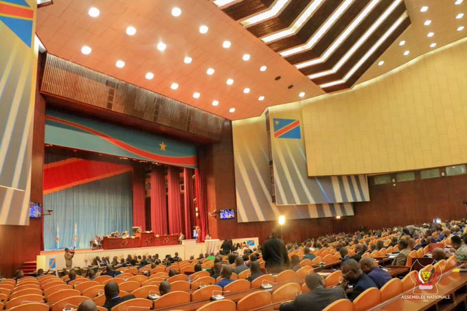 plénière-AN Salle de plénière Assemblée nationale RDC