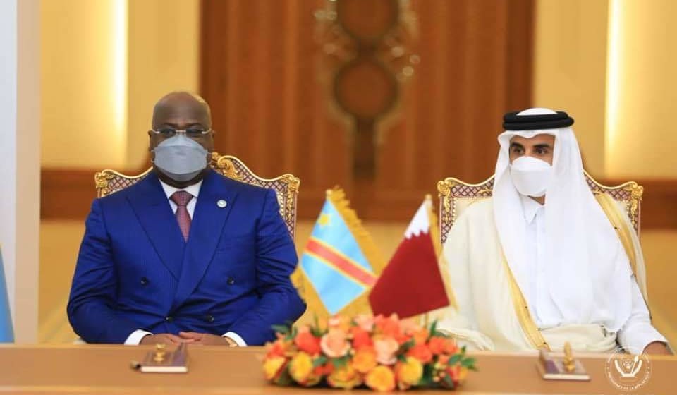 Félix Tshisekedi au Qatar