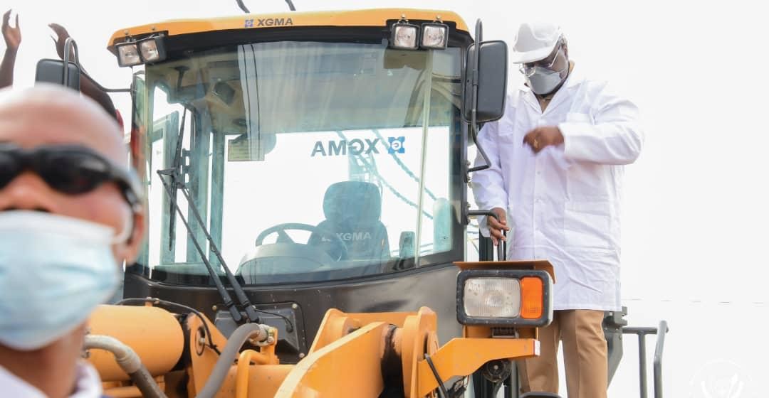 Félix Tshisekedi a lancé les travaux de réhabilitation et modernisation des voiries urbaines