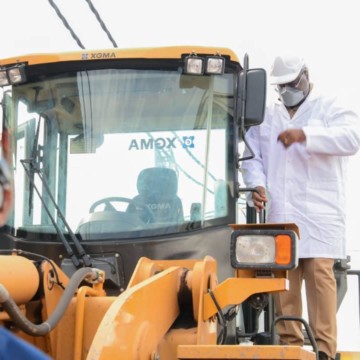 Félix Tshisekedi a lancé les travaux de réhabilitation et modernisation des voiries urbaines