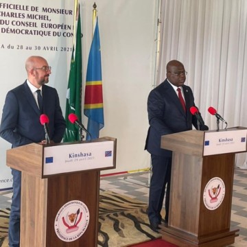 Fatshi-Charles-michel Félix Tshisekedi et Charles Michel