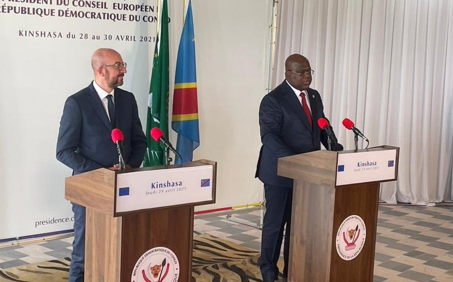 Félix Tshisekedi et Charles Michel