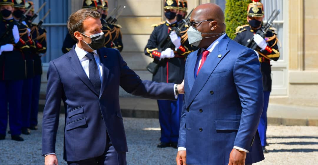 Macron et Tshisekedi