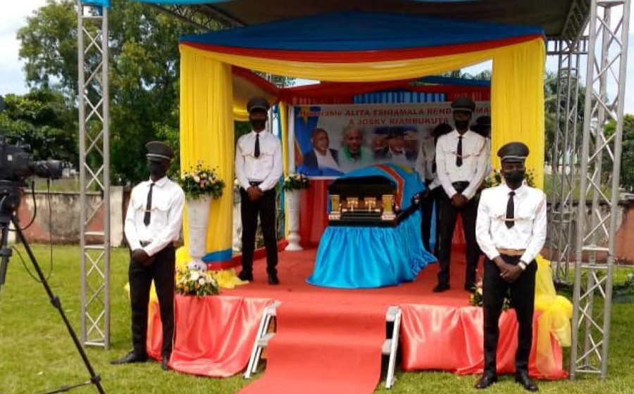 Inhumation de Josky Kyambukuta