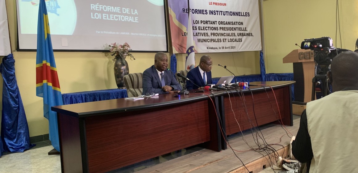Adolphe Muzito et Martin Fayulu