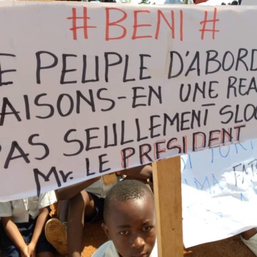 Message des élèves de Beni à Tshisekedi