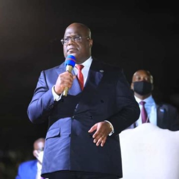 Félix Tshisekedi à Lubumbashi