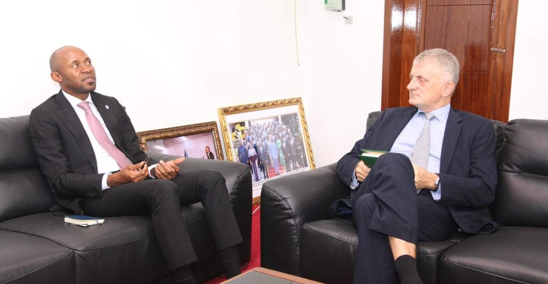 Patrick Muyaya et Jean-Marc Chataigner