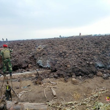 champ-de-lave champ de lave à Goma