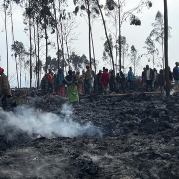 Dégâts du Nyiragongo