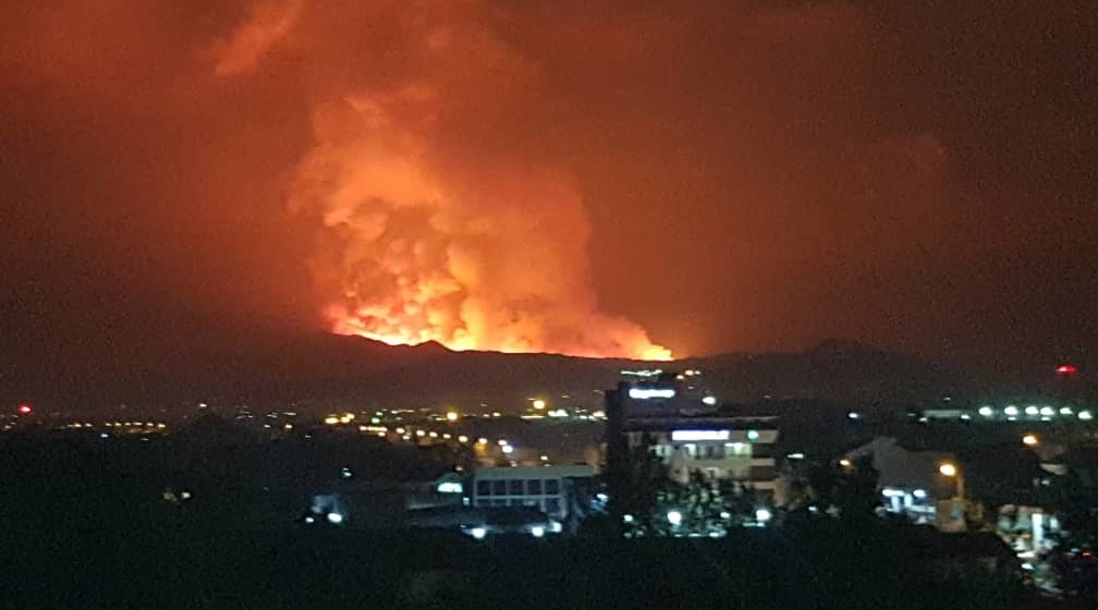 Eruption du volcan Nyamulagira