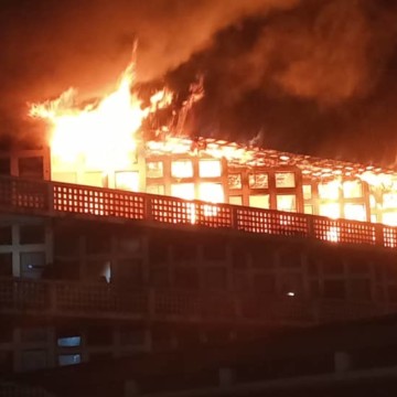 incendie-isp-bukavu Incendie à l'ISP Bukavu