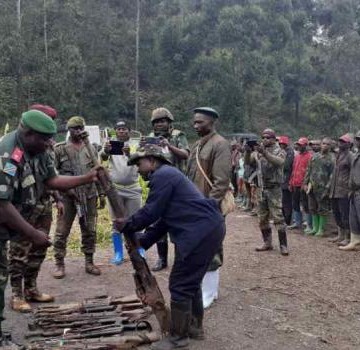 Reddition des groupes armés