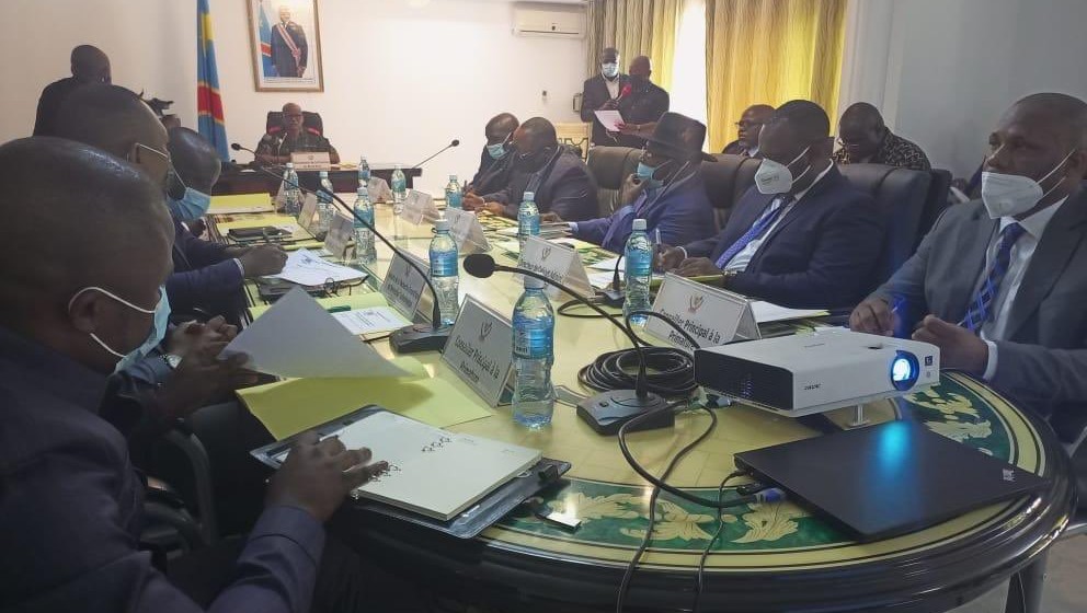 Ministres en réunion à Goma après éruption Nyiragongo