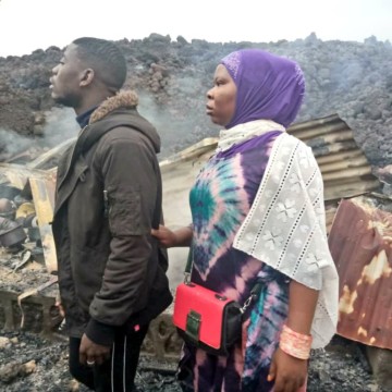 sinistrés-de-goma Sinistrés de l'éruption du Nyiragongo