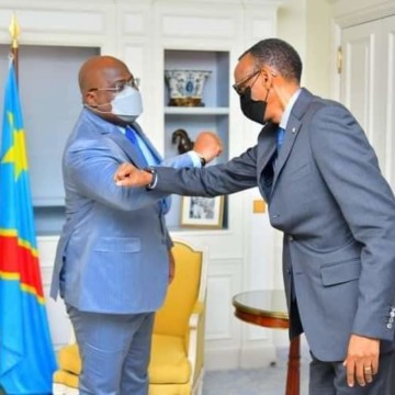 Paul Kagame et Félix Tshisekedi