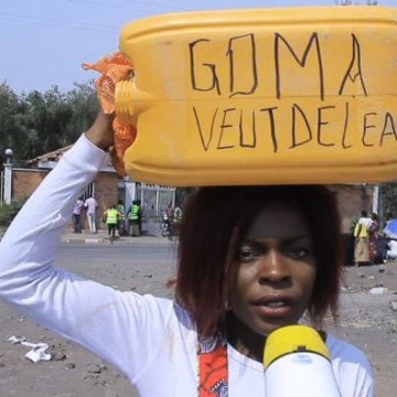 Distribution d'eau à Goma