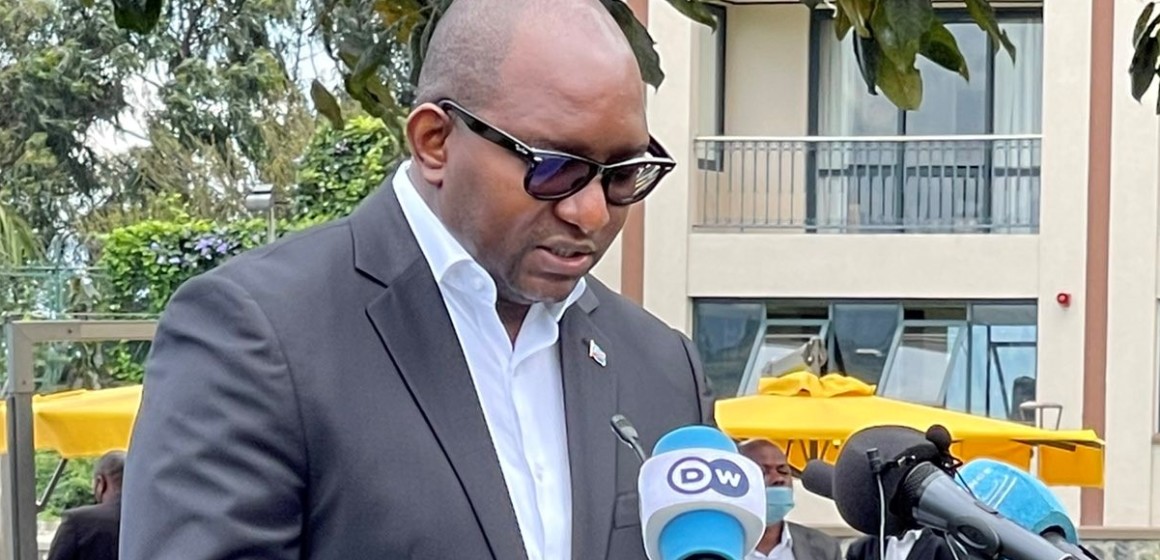 Sama Lukonde en point de presse