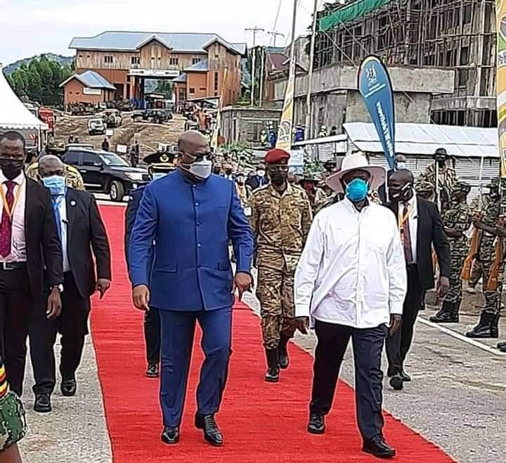 Félix Tshisekedi et Yoweri Museveni