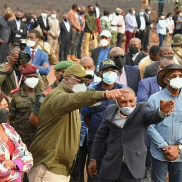 Félix Tshisekedi à Kibati