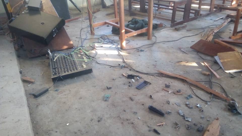 Explosion d'une bombe paroisse Beni-Butsili