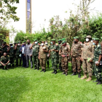 Délégation armée ougandaise à Beni