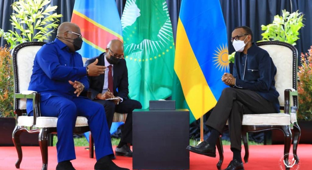 Kagame et Tshisekedi, à Rubavu Rwanda