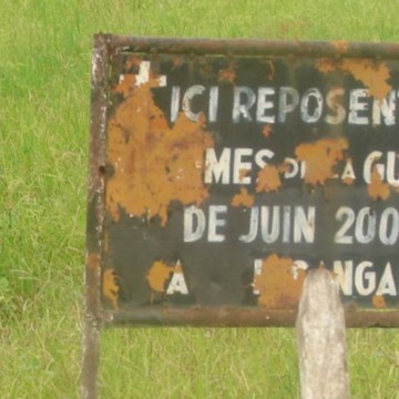 Cimetière de la guerre de6 jours à Kisangani