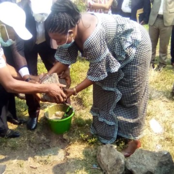 Construction clinique ophtalmologique de Kananga
