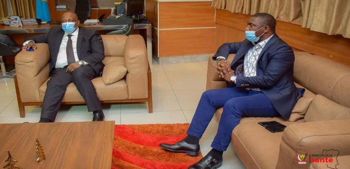 Patrick-Munyomo et le ministre de la Santé