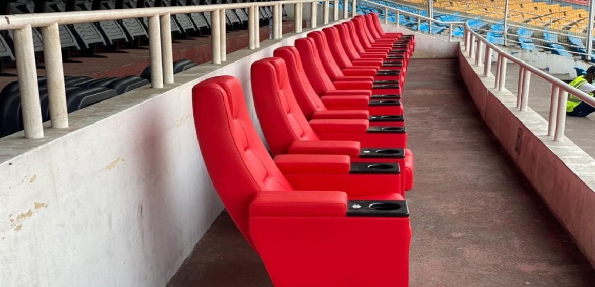 Tribunes réhabilitées du Stade des Martyrs