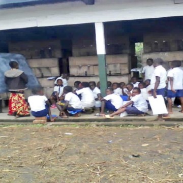 Ecole à Oicha, Nord-Kivu