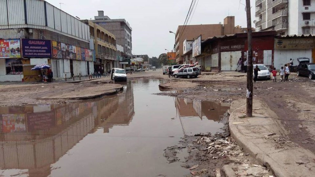 Réseau routier détruit à Kinshasa