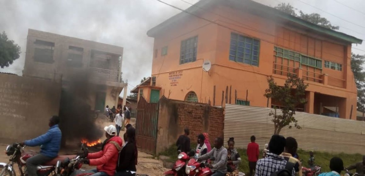 Manifestation des agents SECOPE à Bunia