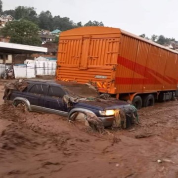 Pluie diluvienne à Bukavu