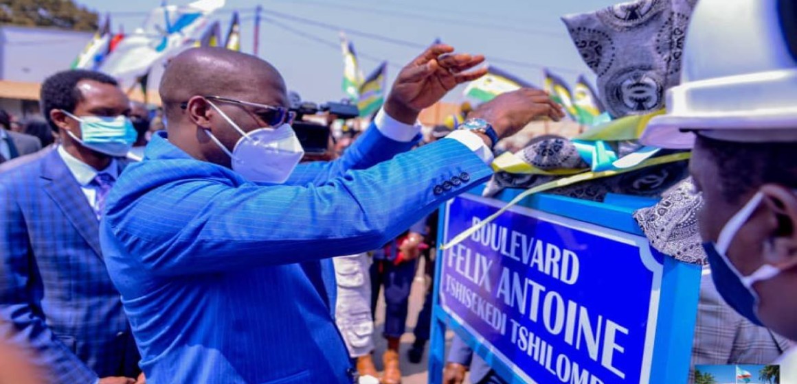 Rebaptisation chaussée de Kasenga