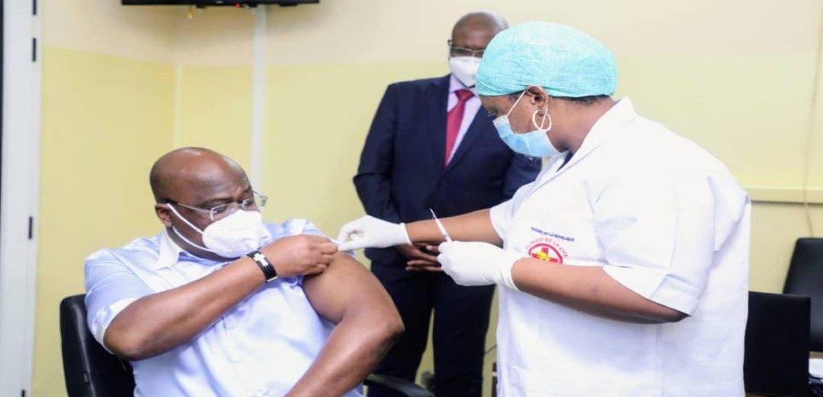Félix Tshisekedi vacciné contre covid-19