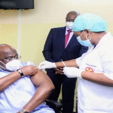 Félix Tshisekedi vacciné contre covid-19