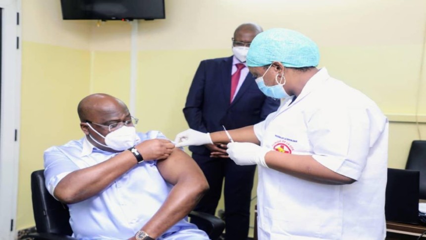 Félix Tshisekedi vacciné contre covid-19