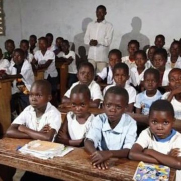 Salle de classe en RDC
