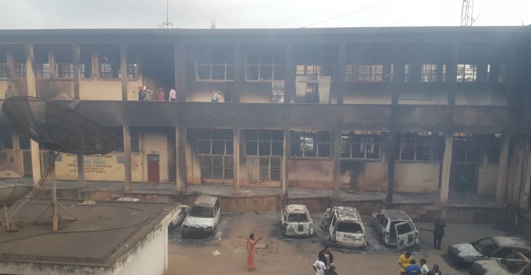 Poste de Bukavu incendiée