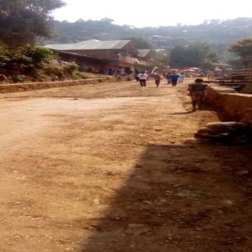 Route yesu yesu à Bukavu