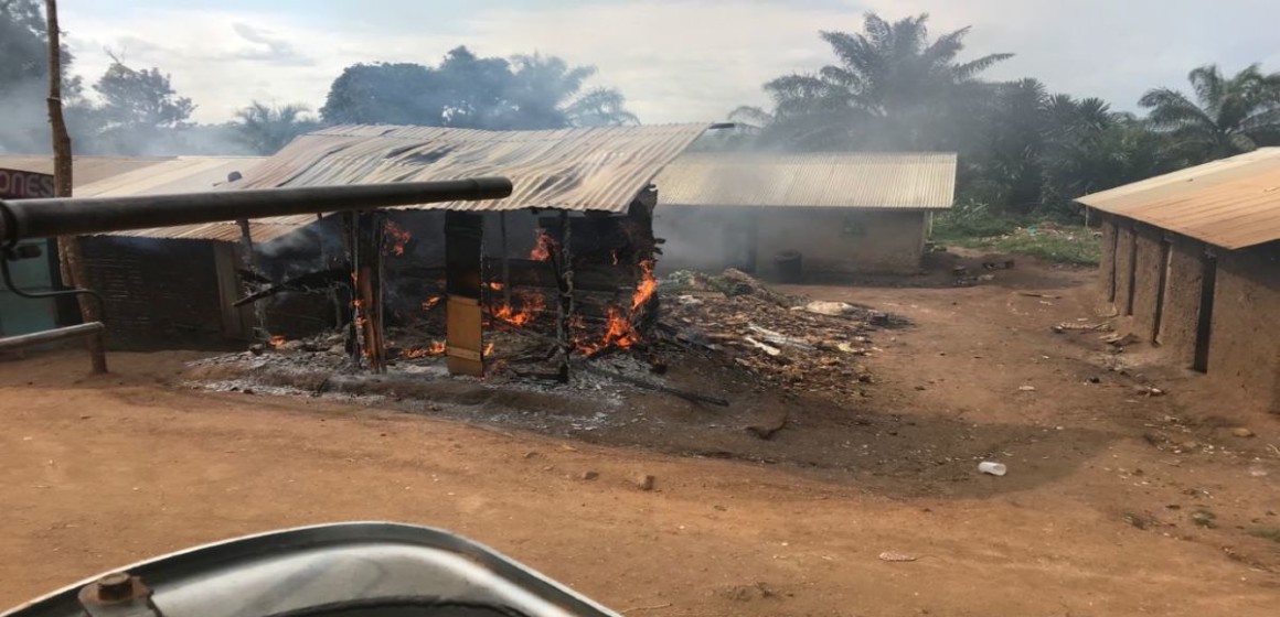 Village incendié en Ituri