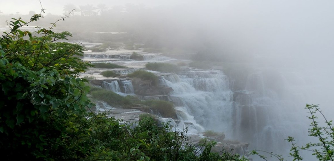Chutes dans le parc Upemba