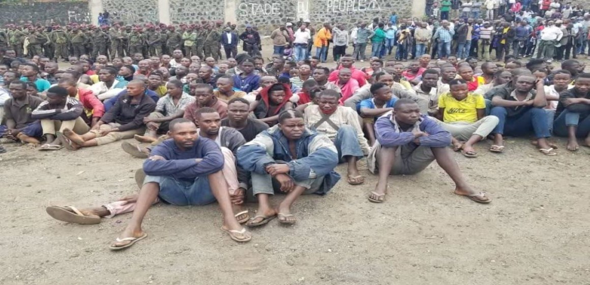 Interpellés dans un bouclage à Goma