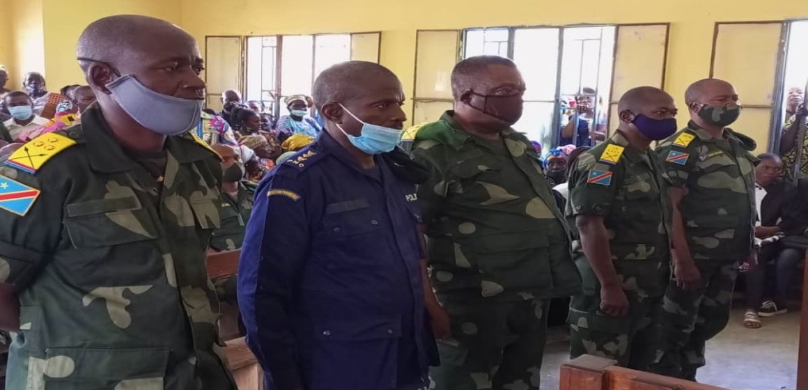 Officiers FARDC et PNC condamnés
